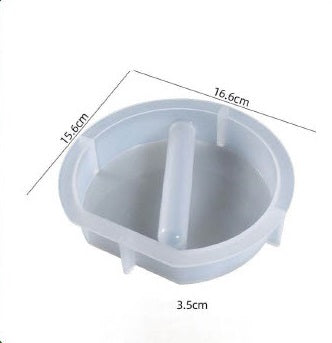 Round Deep Casting Test Tube Planter Mould