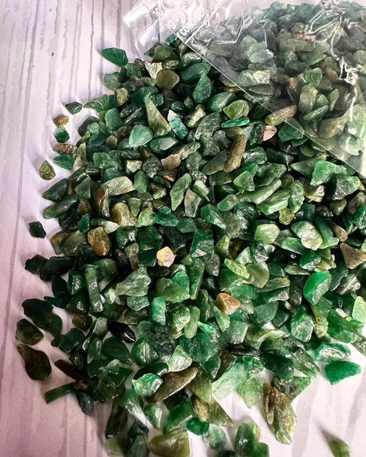 Marble green stones