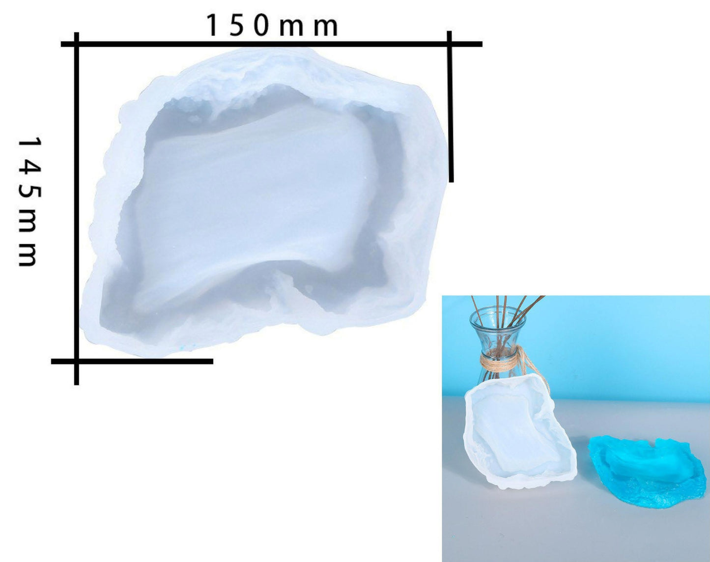 Crystal Agate Bowl & Ash Tray