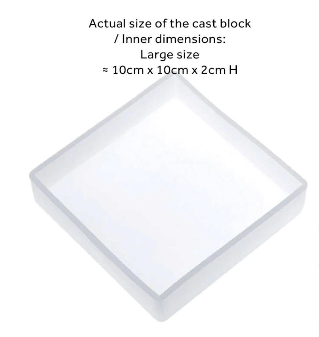 4 Inch Square 20MM Deep Mould
