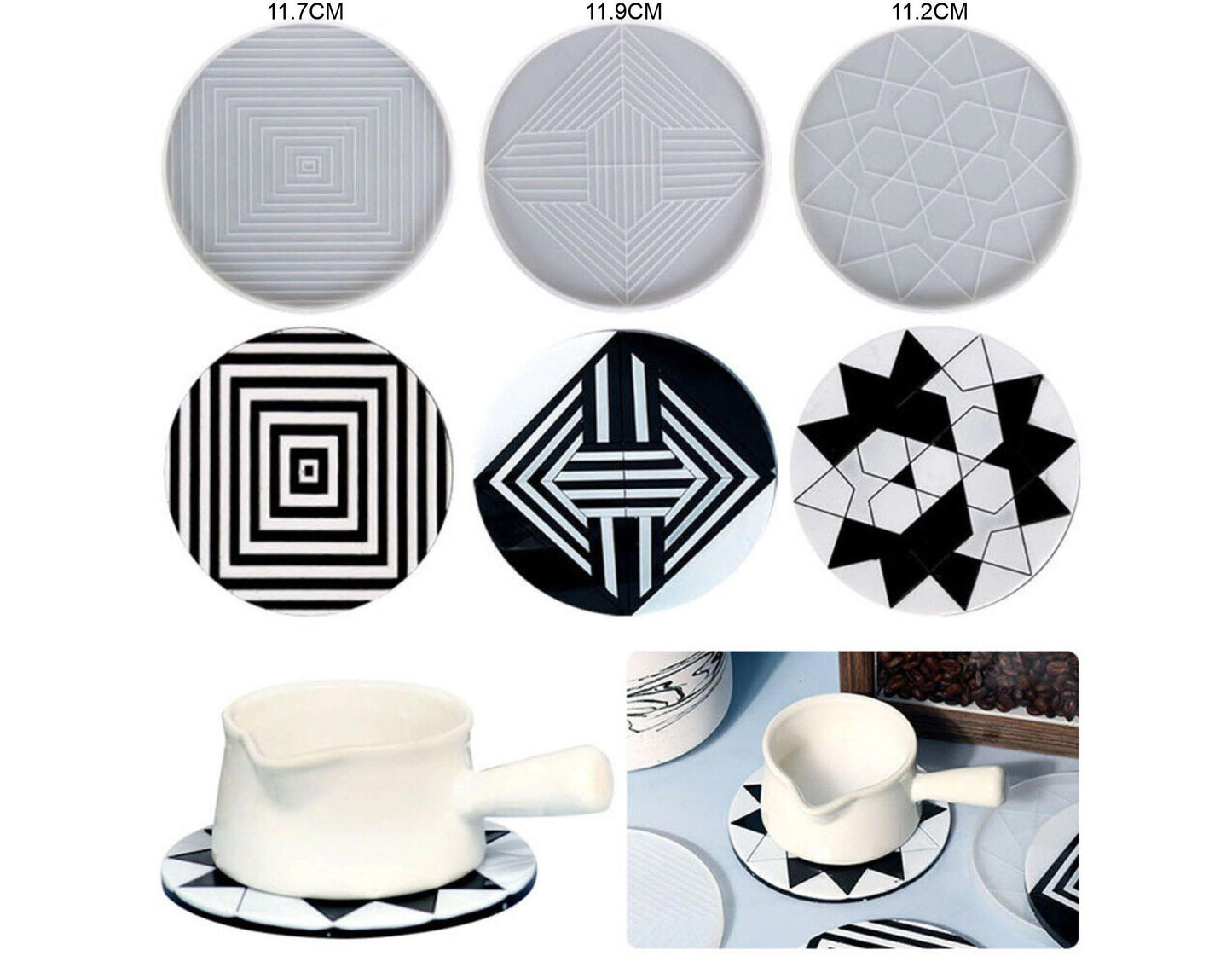 Designer Round Coaster