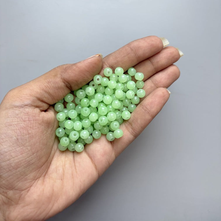 Green Rakhi Beads