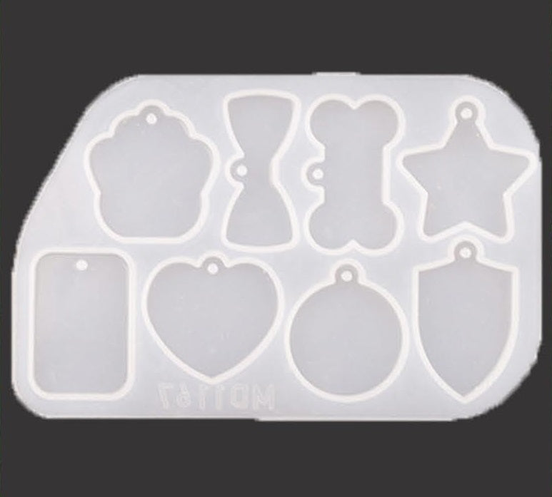 Dog Tag 8 IN 1 Pendant Mould