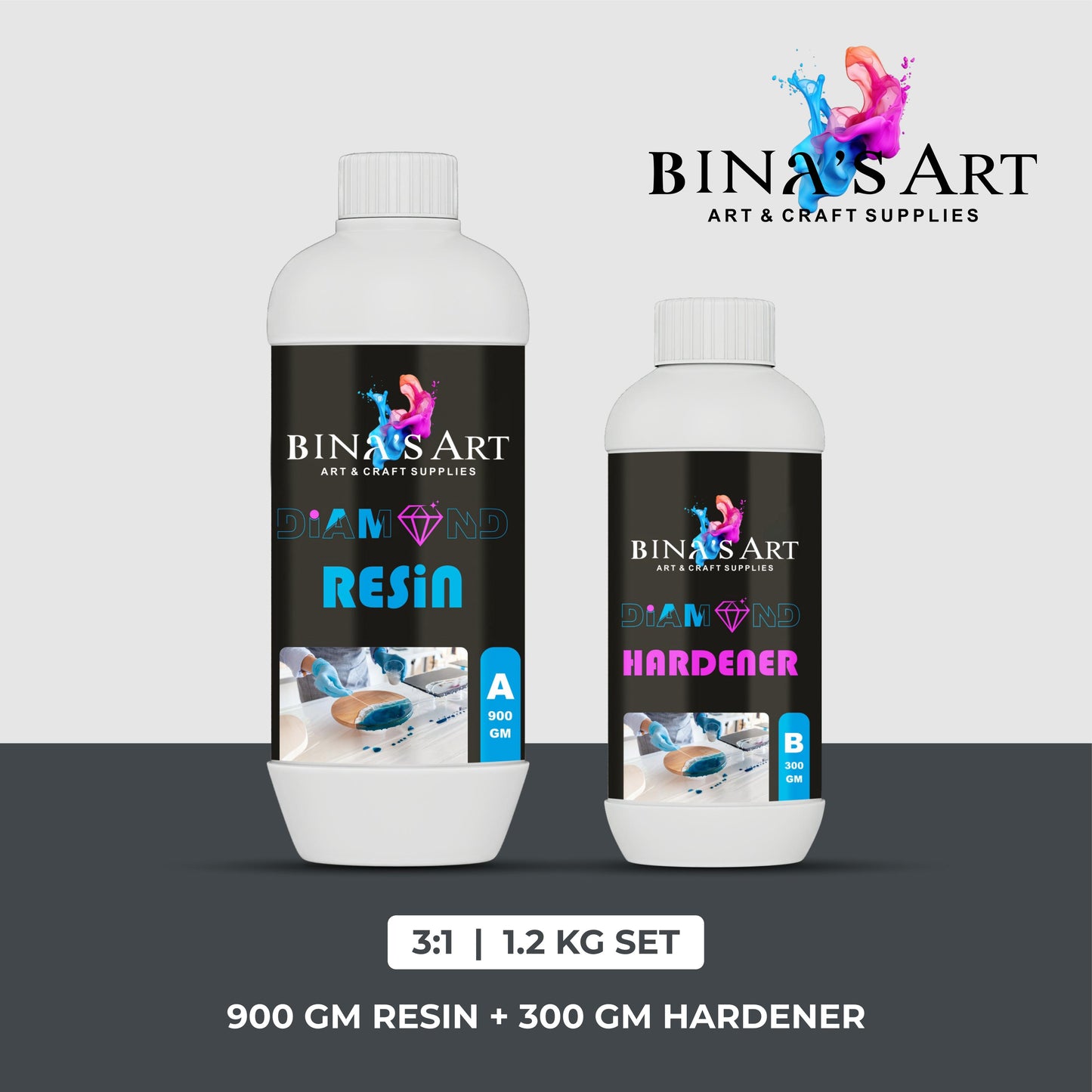 3:1 Diamond Resin 1.2 KG