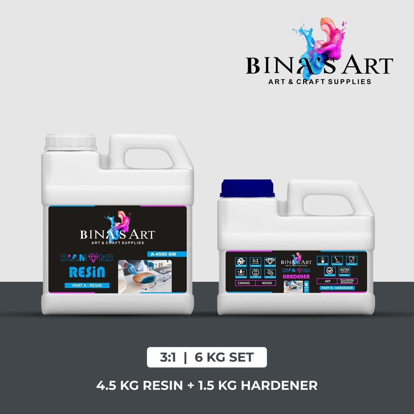 3:1 Diamond Resin 6 KG