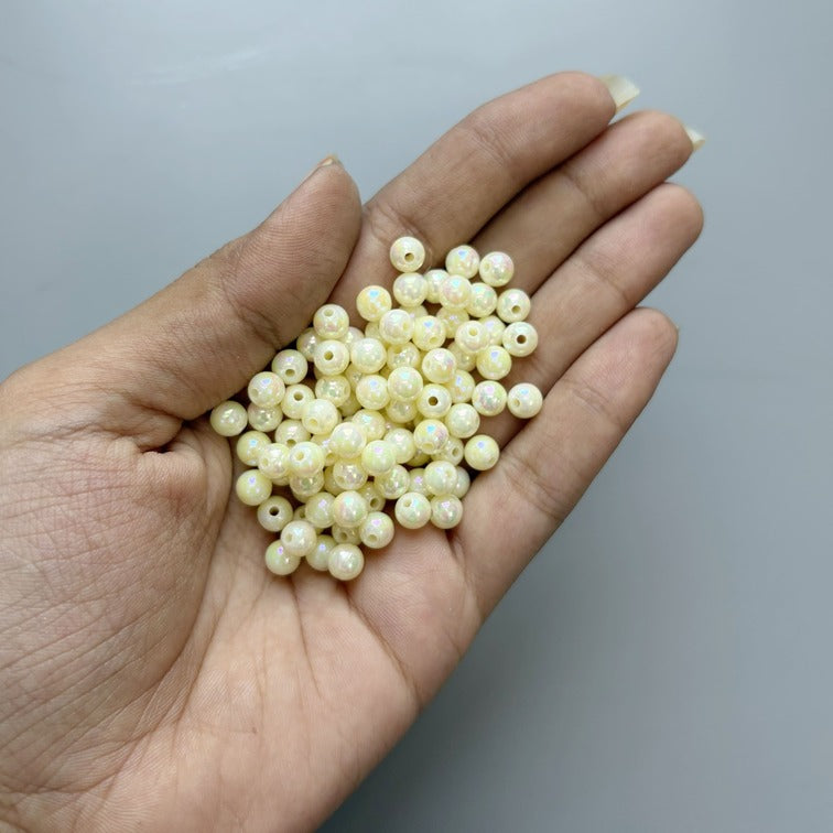 Cream Rakhi Bead