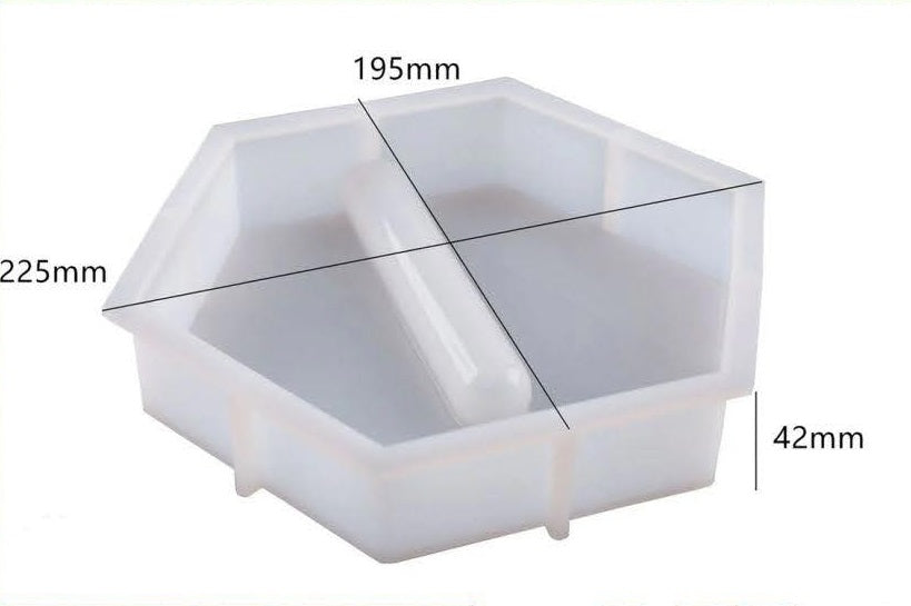 Hexagon Planter Mould With Test Tube