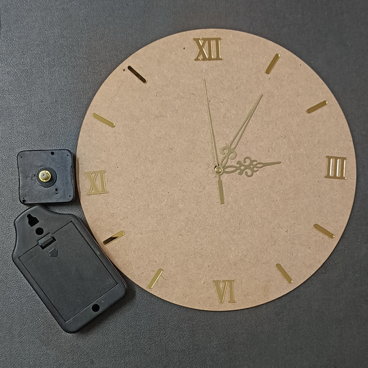12 inch Roman Number with Stick Clock set