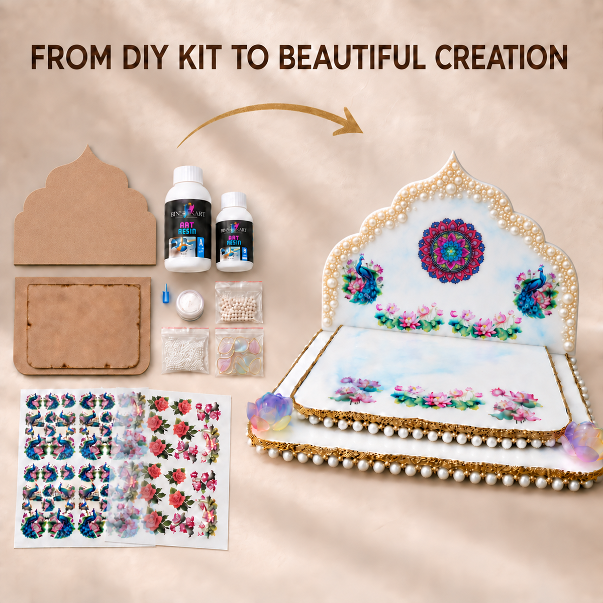 DIY Singhasan Making Kit-D