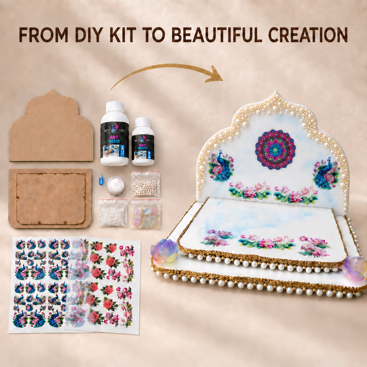 DIY Singhasan Making Kit-E