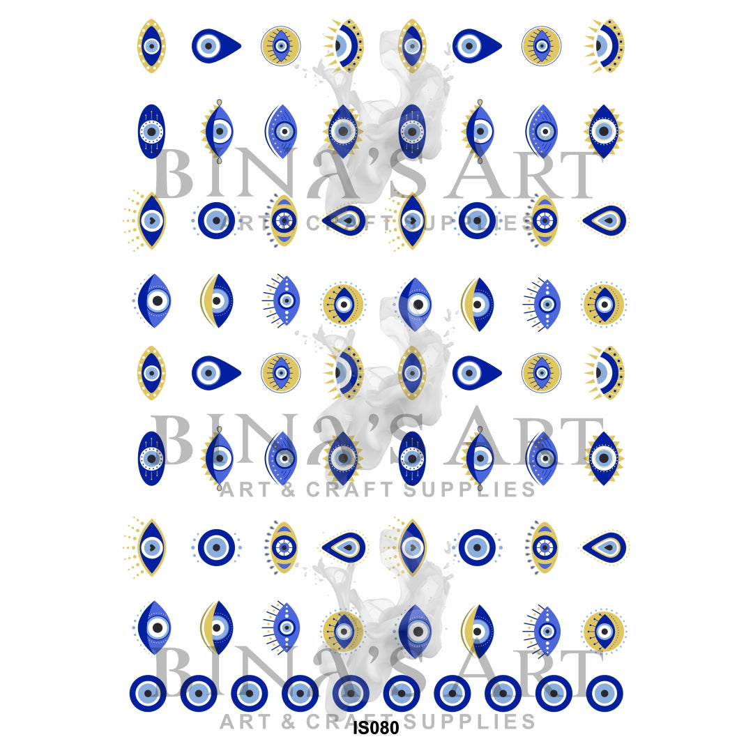 Evil Eye Theme Insert Sheet (Transparent Sheet)