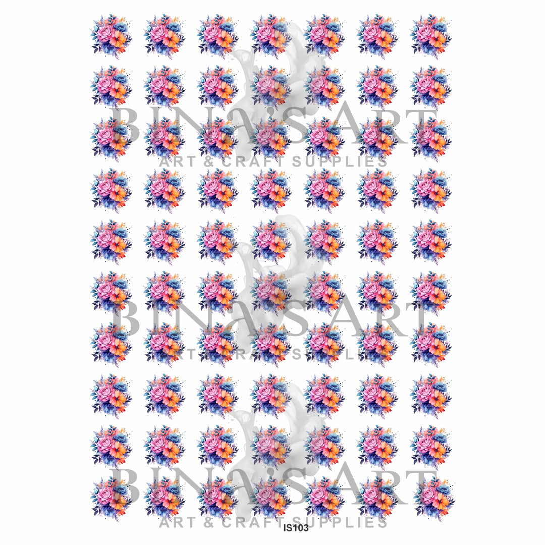 Flower Insert Sheet (Transparent Sheet)