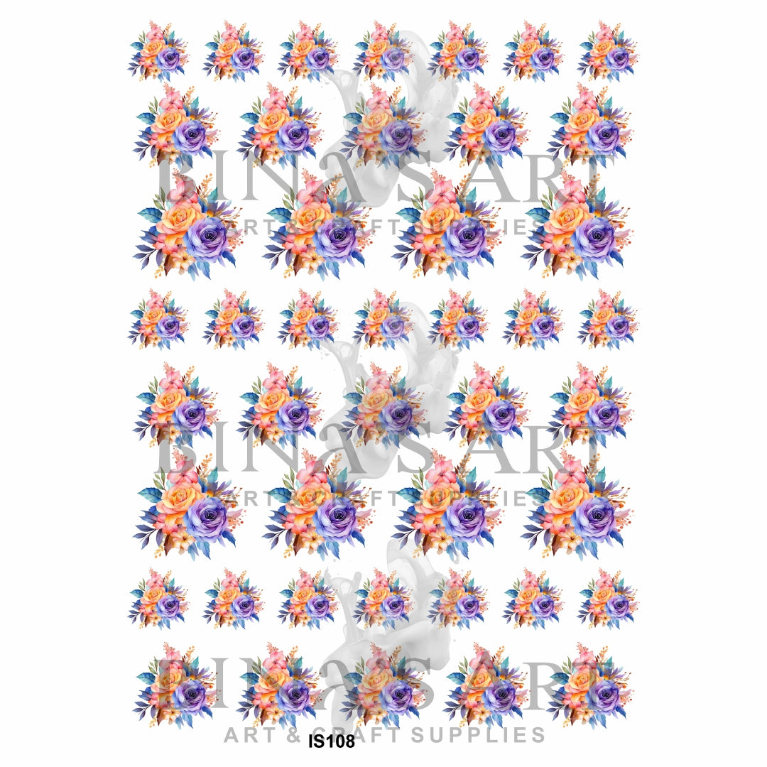 Flower Insert Sheet (Transparent Sheet)