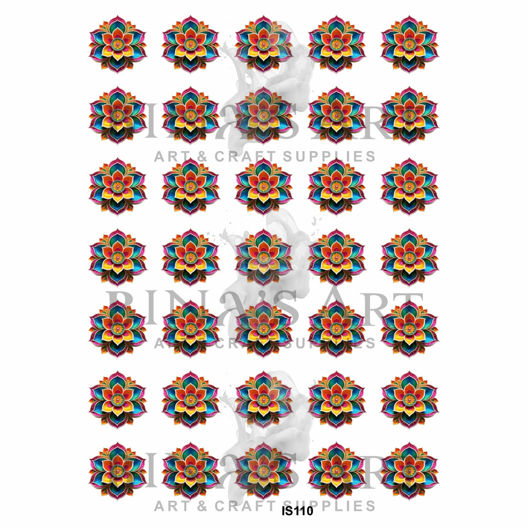 Rangoli Design Insert Sheet (Transparent Sheet)