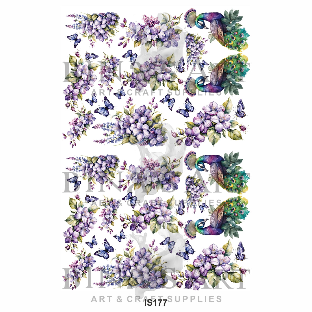 Floral Designs Insert Sheet (Transparent Sheet)