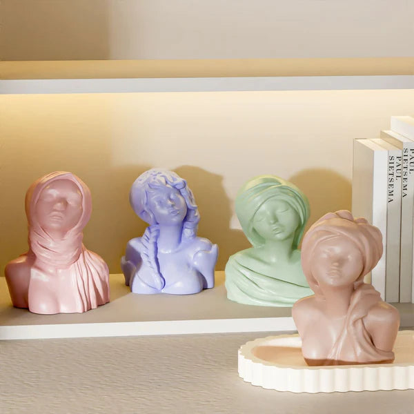 Turban Girl Statue Mould