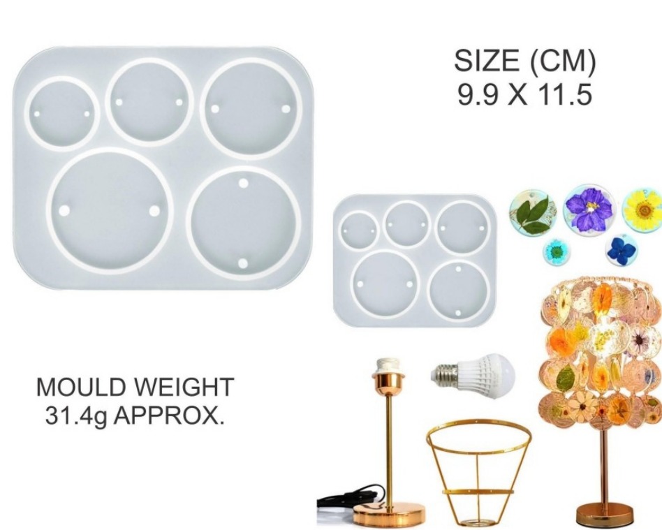 5 IN 1 Round Jewellery & Rakhi Mould