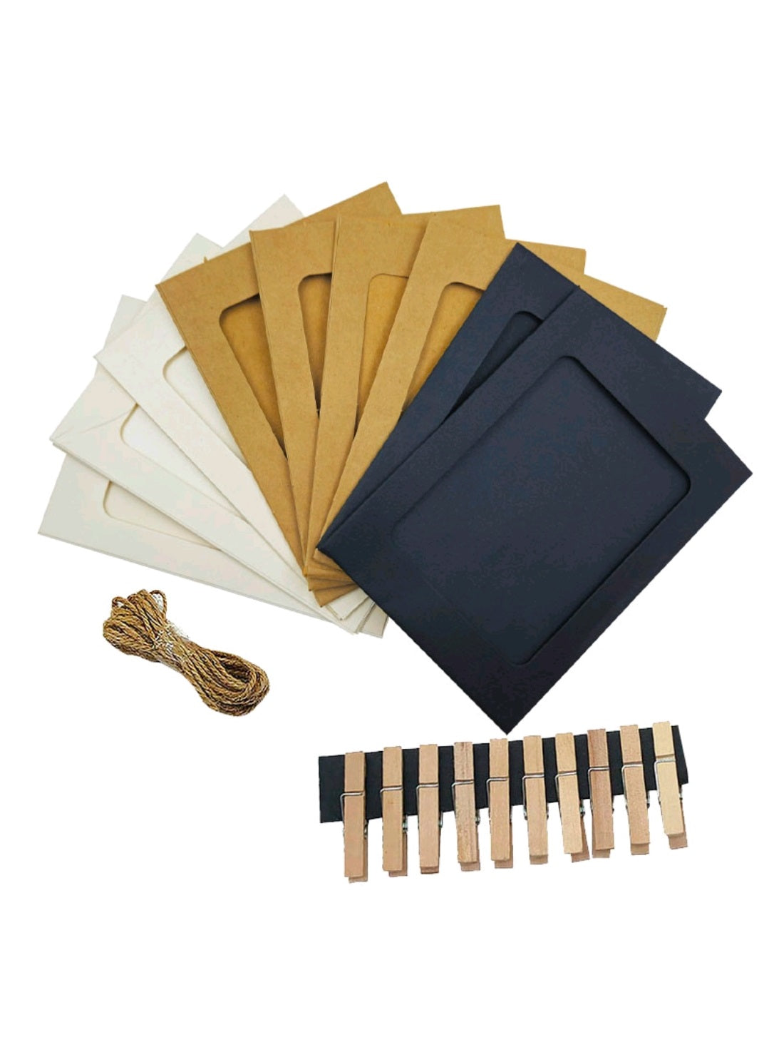 Hanging Photo Frame Kit 10 Pc (4x6 Inch)