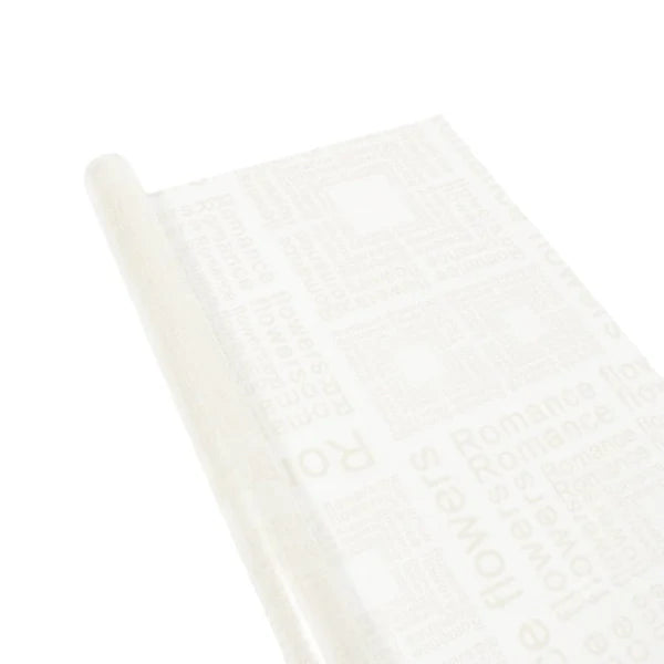 Multi-color Printed Bouquet Wrapping Paper for Floral Arrangements & DIY Gift Packaging-Off White