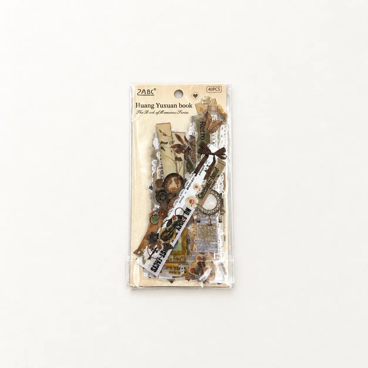 Vintage Botanical Collage Embellishment Pack