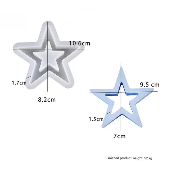 Large Hollow Star Mould