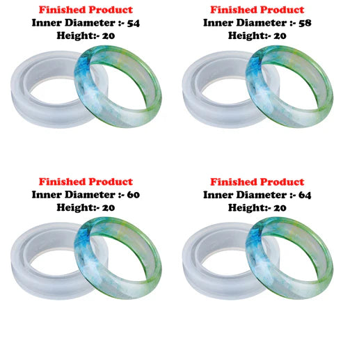 4 Pcs Bracelet & Bangle Mould