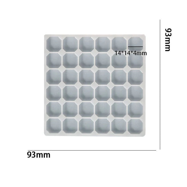 36 CAVITY OCTOGAN MOSAIC MOULD FOR RECASTING & LIPPAN ART