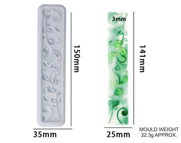 Floral Stem Bookmark Mould