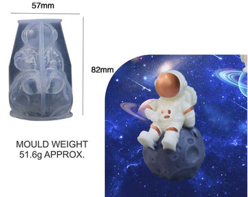 Seating Astronaut Candle Mould