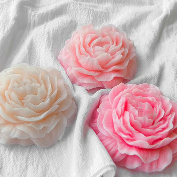 3D Peony Flower Candle Mould