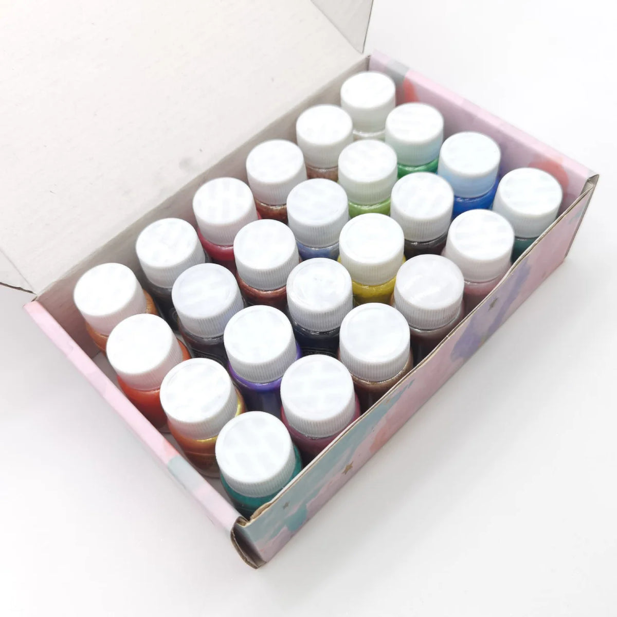 24 Shades Pearl Mica Powder Set