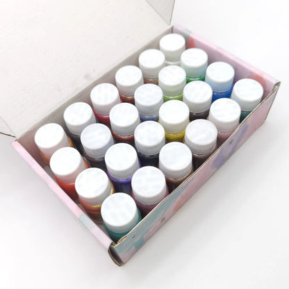24 Shades Pearl Mica Powder Set