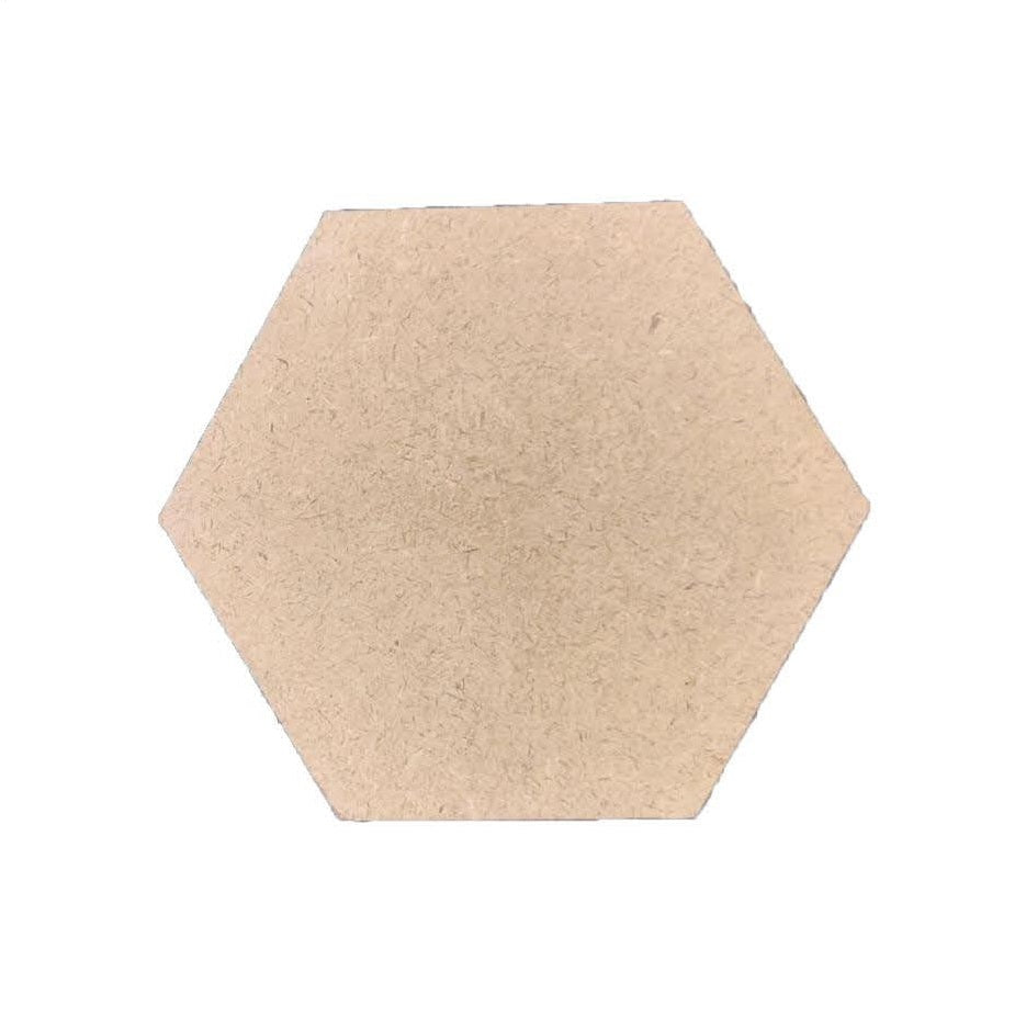 Plain Hexagon MDF