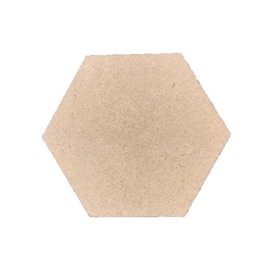 Plain Hexagon MDF