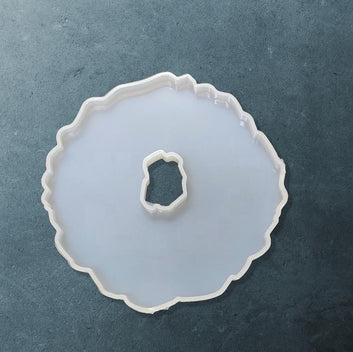 Agate Coaster With Center Hole Mould