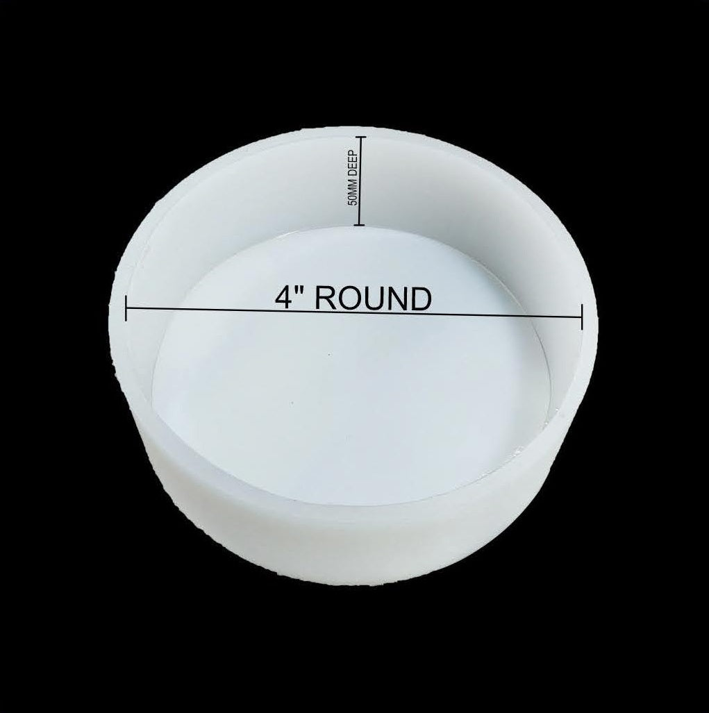 4 Inch Round 50MM Deep Mould – Bina's Art - Resin Store