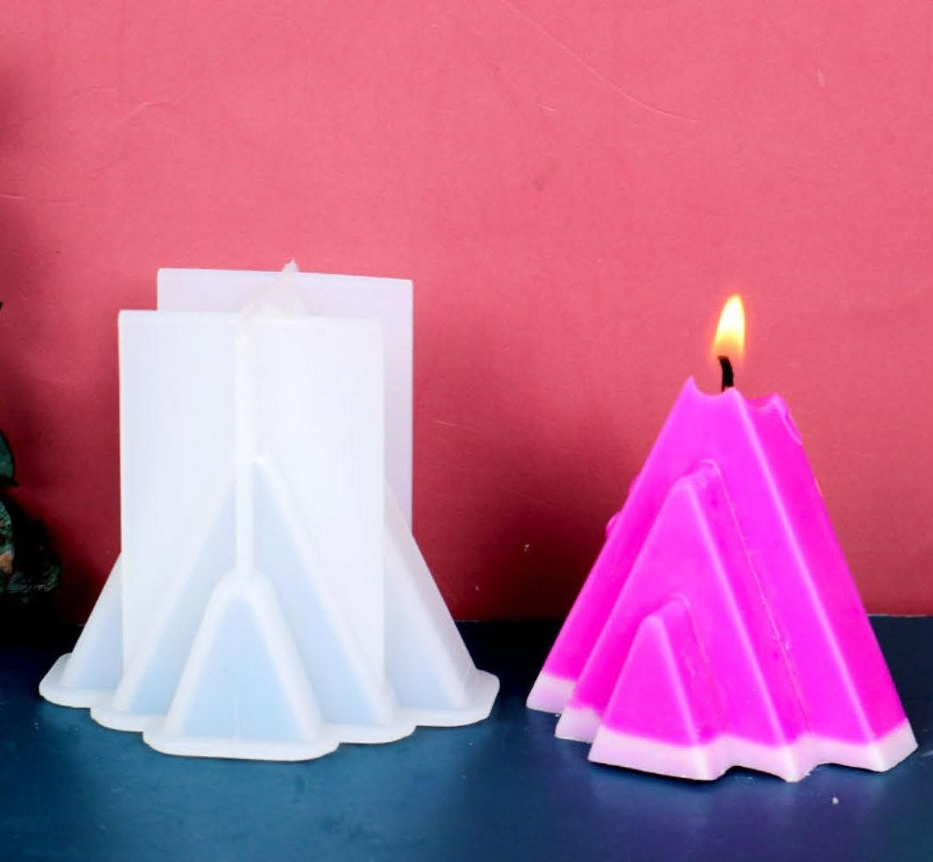 Triangular Candles Triple Triangle Candle Mould – Bina's Art - Resin Store
