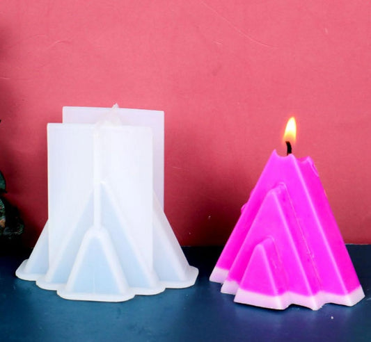 Triple Triangle Candle Mould