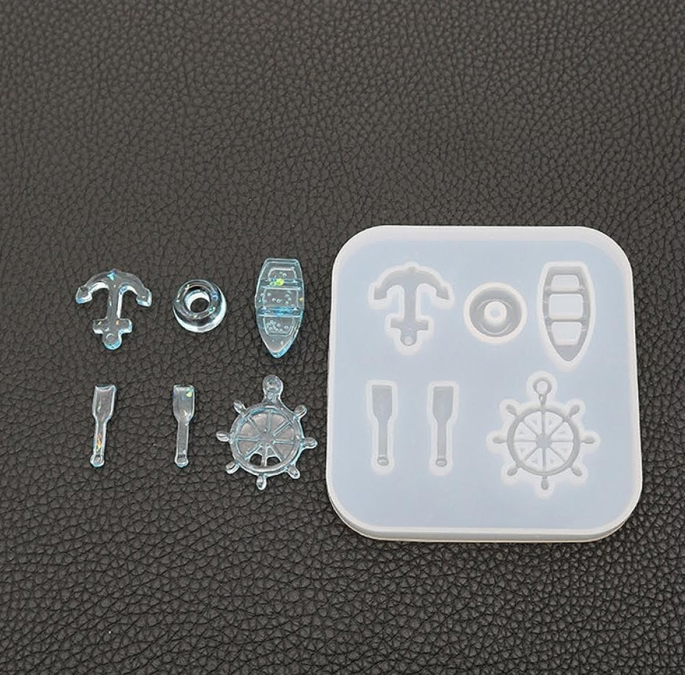 6 IN 1 Ship Theme Pendant Mould