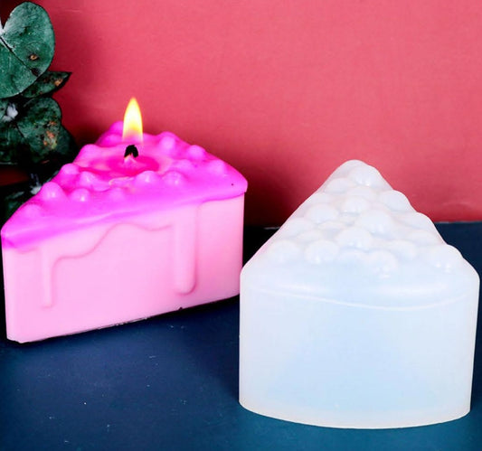 Cake Piece Candle Mould