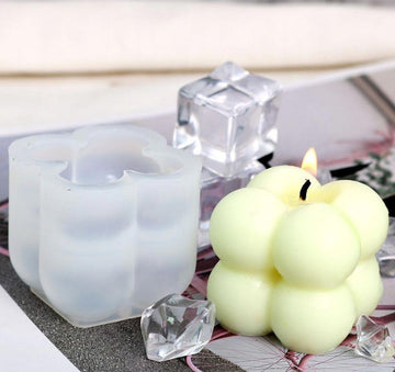 Mini Bubble Cube  Candle Mould