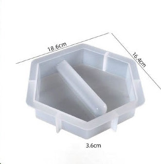 Hexagon Deep Casting Test Tube Planter Mould