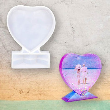 Heart Shape Photo Frame & Display Stand