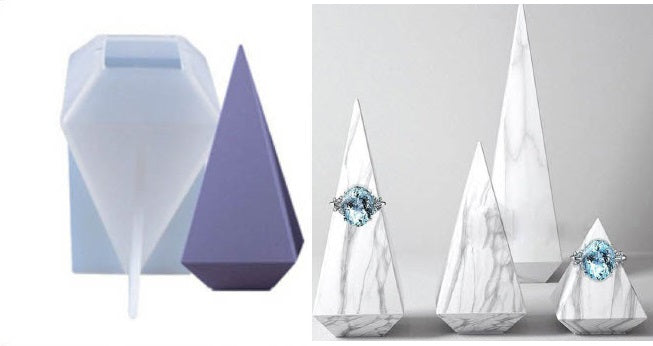 Pyramid, Ring Holder & Candle Mould