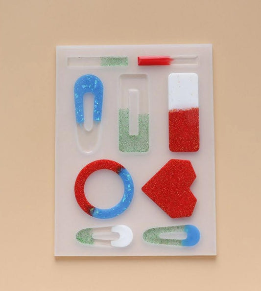 9Pc Jewellery & Keychain Mould