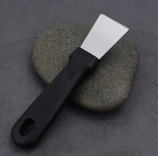 Resin scraper