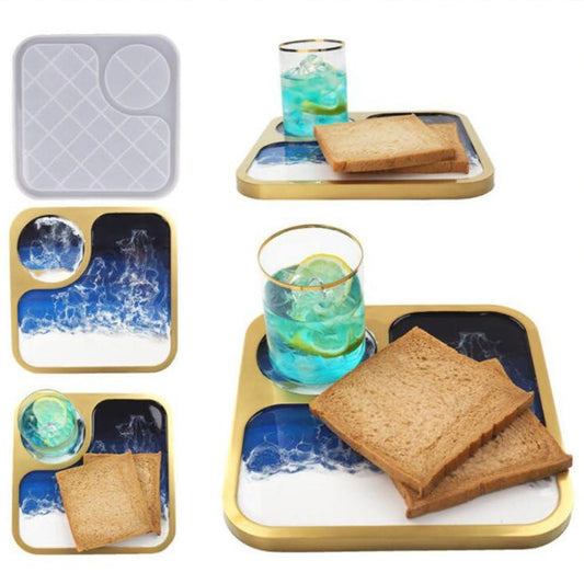 Plate With 2 Partition