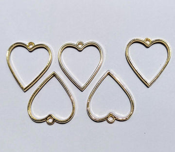 Heart Bezel 10PCS/PKT