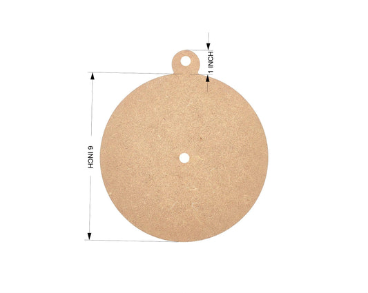 Round Hanger Clock MDF