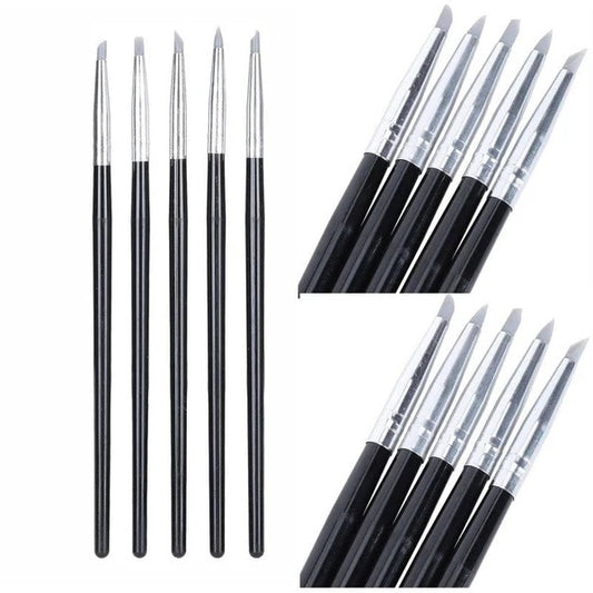 Silicon Brush White Tip